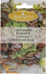 SUVIPIHA Sėjamųjų salotų Red Salad Bowl SUVIPIHA sėklos, 1 g 1g