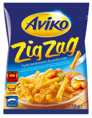 AVIKO Bulvių lazdelės "ZIG ZAG" 750g
