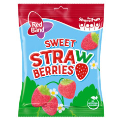 RED BAND Kummikommid Sweet Strawberries 100g
