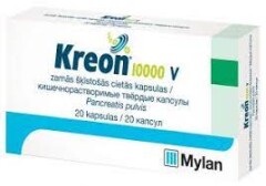KREON Kreon 10000 (mini-microspheres) caps. N20 (Mylan Healthcare) 20pcs