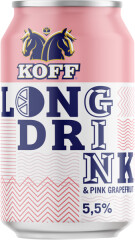KOFF Koff Pink Grapefruit 0,33L Can 0,33l