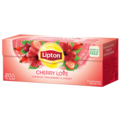LIPTON Puuv.tee kirsi ja maasika 20×1.6g 32g