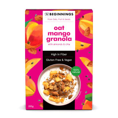 THE BEGINNINGS Granola THE BEGINNINGS su mangais, 200 g 200g