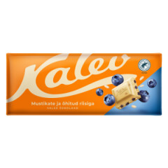 KALEV Kalev white chocolate with crisped rice and blueberry 200g