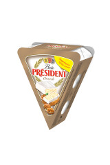 PRESIDENT Bri sūris su riešutais, 32% rieb. 125g