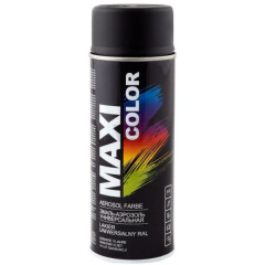 MAXI COLOR Purškiami dažai MAXI-COLOR RAL9017, blyškios juodos sp., 400 ml 400ml