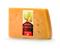 ROKIŠKIO GRAND Hard cheese "Rokiškio GRAND" 37%, (~450g),~3 kg 1kg