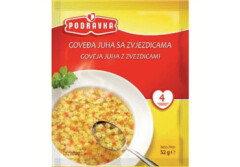 PODRAVKA ANIMAL MEAT SOUP WITH LETTER NOODLES 42g