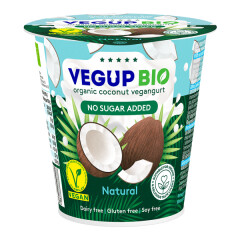 VEGUP BIO Organic coconut vegangurt natural VEGUP BIO, 9x140g, LT-EKO-001 140g