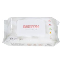 BRITTON Baby wipes moistened 64pcs