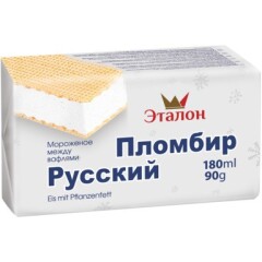 ETALON Saldējums sendvičs RUSSKIJ plombīrs 90ml