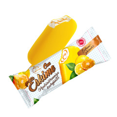 ONU ESKIMO ONU ESKIMO Cream ice cream with orange cream and lemon glaze 90ml/57g 0,057kg