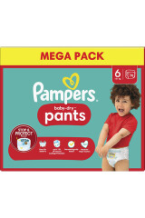 PAMPERS Püksmähkmed Baby-Dry Pants S6, 15+kg 70pcs