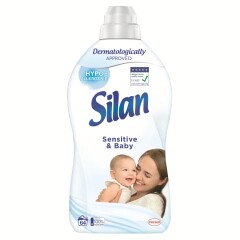 SILAN Skalbinių minkštiklis Sensitive & Baby 64 sk. 1,41l