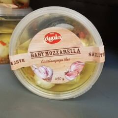 VIGALA Baby mozzarella küüslauguga õlis 260g