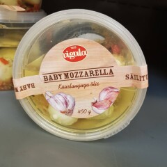 VIGALA mozzarella küüslauguga õlis 260g