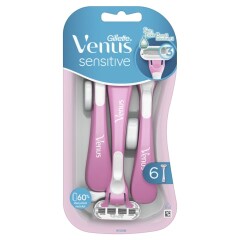 GILLETTE Moteriškas vienkartinis skustuvas GILLETTE VENUS SENSIT 6pcs