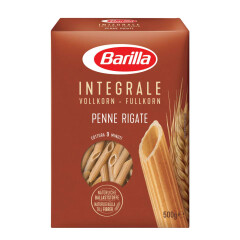 BARILLA Pasta penne rigate täistera 500g