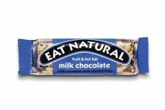 EAT NATURAL Batoon maapähklite, India pähklite, jõhvikate ja piimašokolaadiga 45g