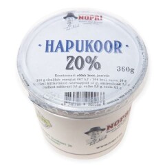 NOPRI Hapukoor 20% 360g