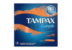 TAMPAX Tamponai TAMPAX COMPAK SUPER PLUS 16pcs