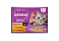 WHISKAS KIISUEINE TASTY MIXX CREAMY, 4x85g 340g