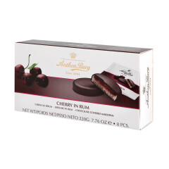 ANTHON BERG ANTHON BERG Cherry in Rum, chocolate with marzpian filling 220g 220g