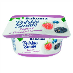 BAKOMA Wild berry yogurt dessert 120g