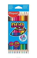 MAPED Värvipliiatsid Color’Peps Duo 12pcs