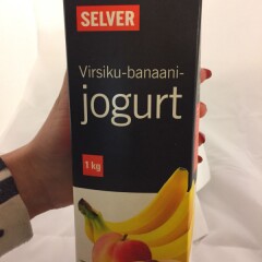 SELVER Virsiku banaanijogurt 1kg