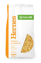 TARTU MILL Kollased poolitatud lihvitud herned 500g