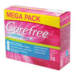 CAREFREE Biksīšu ieliktnīši Cotton Fresh 76pcs