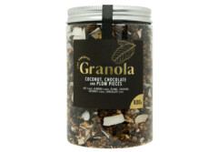 JUST NATURE Granola kookos, šok.,plo. 400g