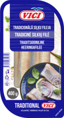 VICI Tradicinė silkių filė aliejuje 0,4kg