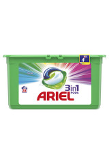 ARIEL Skalbiamosios kapsulės ARIEL COLOR 3IN1 (35 skalbimai) 35pcs