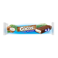 COCOS Šokolādes batoniņi ar kokosriekstu 100g