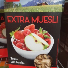 RIMI Müsli Extra Fruits and berries 375g